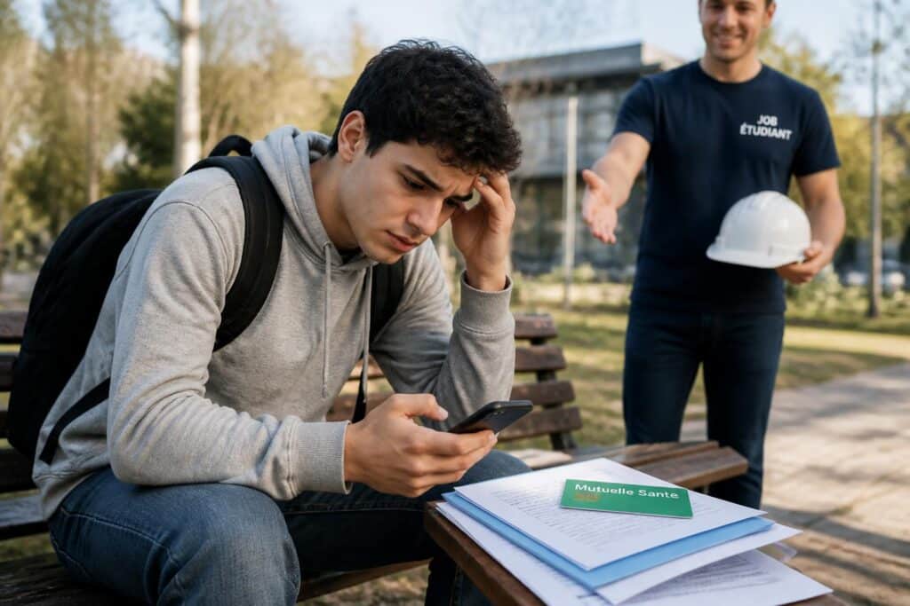 découvrez quelle couverture offre une mutuelle aux étudiants en job en cas d'accident et comment bien se protéger pendant vos études.