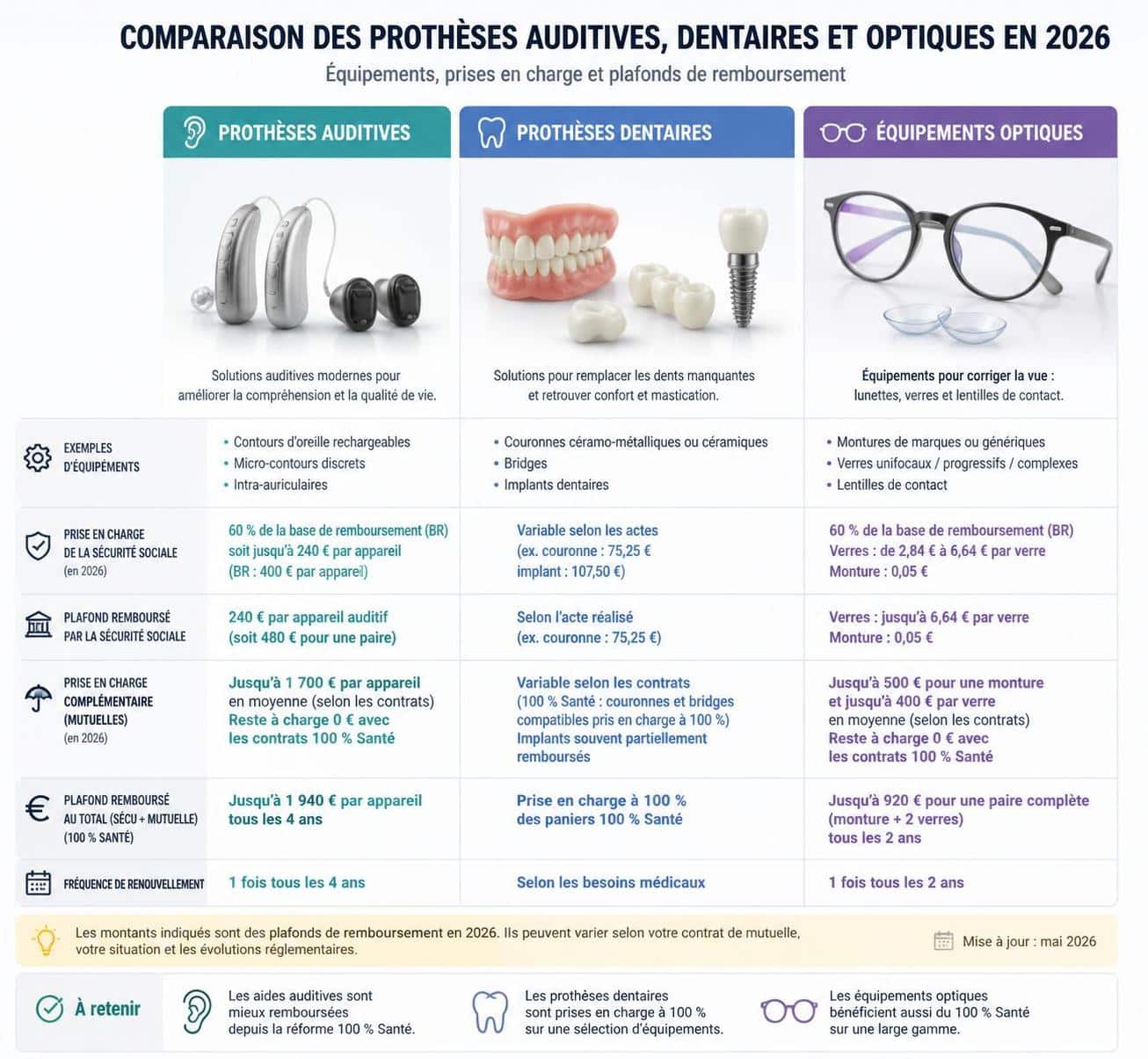 d&eacute;couvrez comment comparer efficacement les offres de proth&egrave;ses auditives, dentaires et optiques pour choisir la meilleure solution adapt&eacute;e &agrave; vos besoins et votre budget.